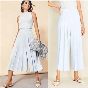 Ann Taylor Light Blue Wide Leg Pants